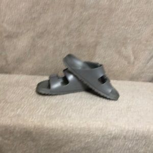 Silver Birkenstock Sandals 37 euro size